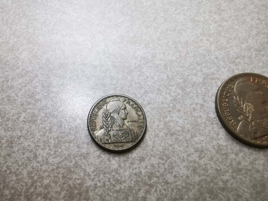 【鲸贝乐淘★自动结拍】千字文·第“欣奏累遣，戚谢欢招”号拍卖·两拍包邮 【越南🇻🇳 】法属印度支那，10分，20分，流通硬币三枚，好品如图，年份不同