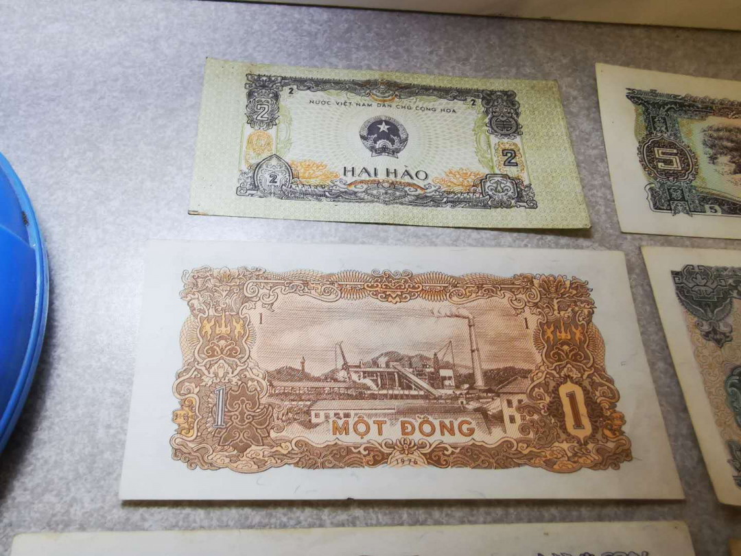 【鲸贝乐淘★自动结拍】千字文·第“欣奏累遣，戚谢欢招”号拍卖·两拍包邮 【越南🇻🇳 】7张一套，流通好品，2毫～50盾，品相如图