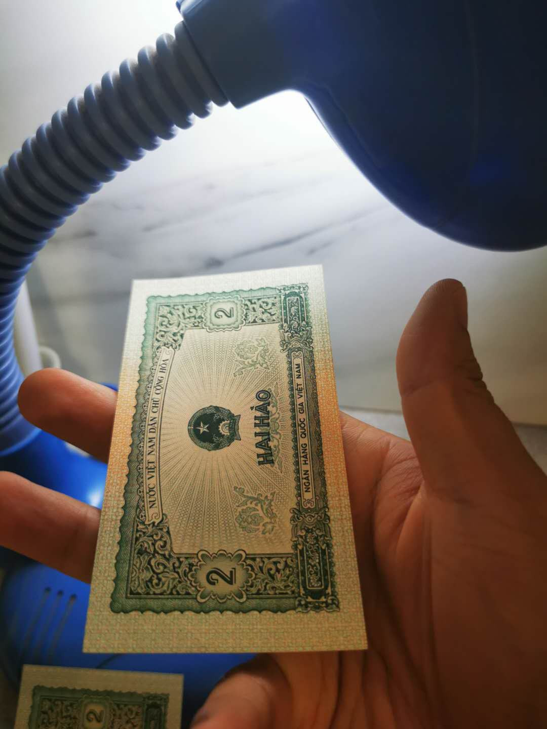 【鲸贝乐淘★自动结拍】千字文·第“欣奏累遣，戚谢欢招”号拍卖·两拍包邮 【中国代印★越南🇻🇳 】1958年2毫2张，全新全品UNC 