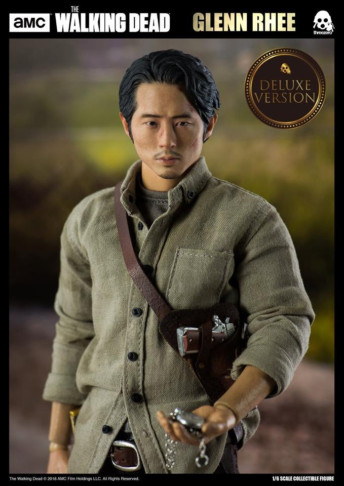 零元拍：ThreeZero 1/6《行尸走肉》 - 格伦.李仁济 / Glen Rhee 可动人偶3Z0038DV 豪华版全新未拆。