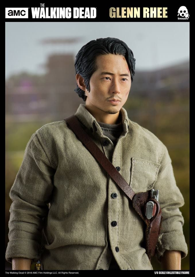 零元拍：ThreeZero 1/6《行尸走肉》 - 格伦.李仁济 / Glen Rhee 可动人偶3Z0038DV 豪华版全新未拆。