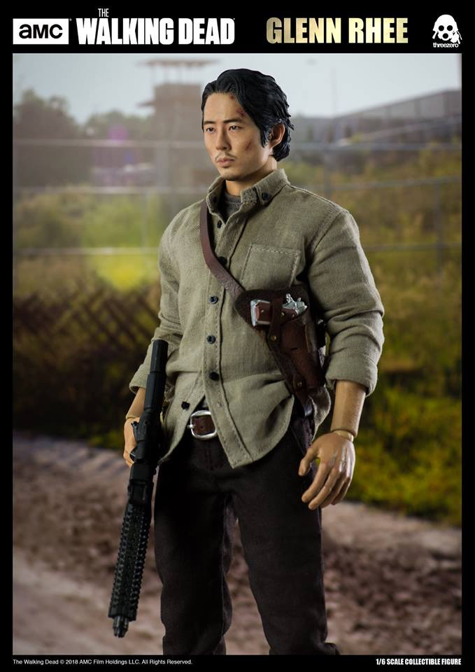零元拍：ThreeZero 1/6《行尸走肉》 - 格伦.李仁济 / Glen Rhee 可动人偶3Z0038DV 豪华版全新未拆。