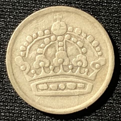 紫瑗钱币——第160期拍卖 瑞典 1954年 古斯塔夫六世 10欧尔 1.44克 0.4银