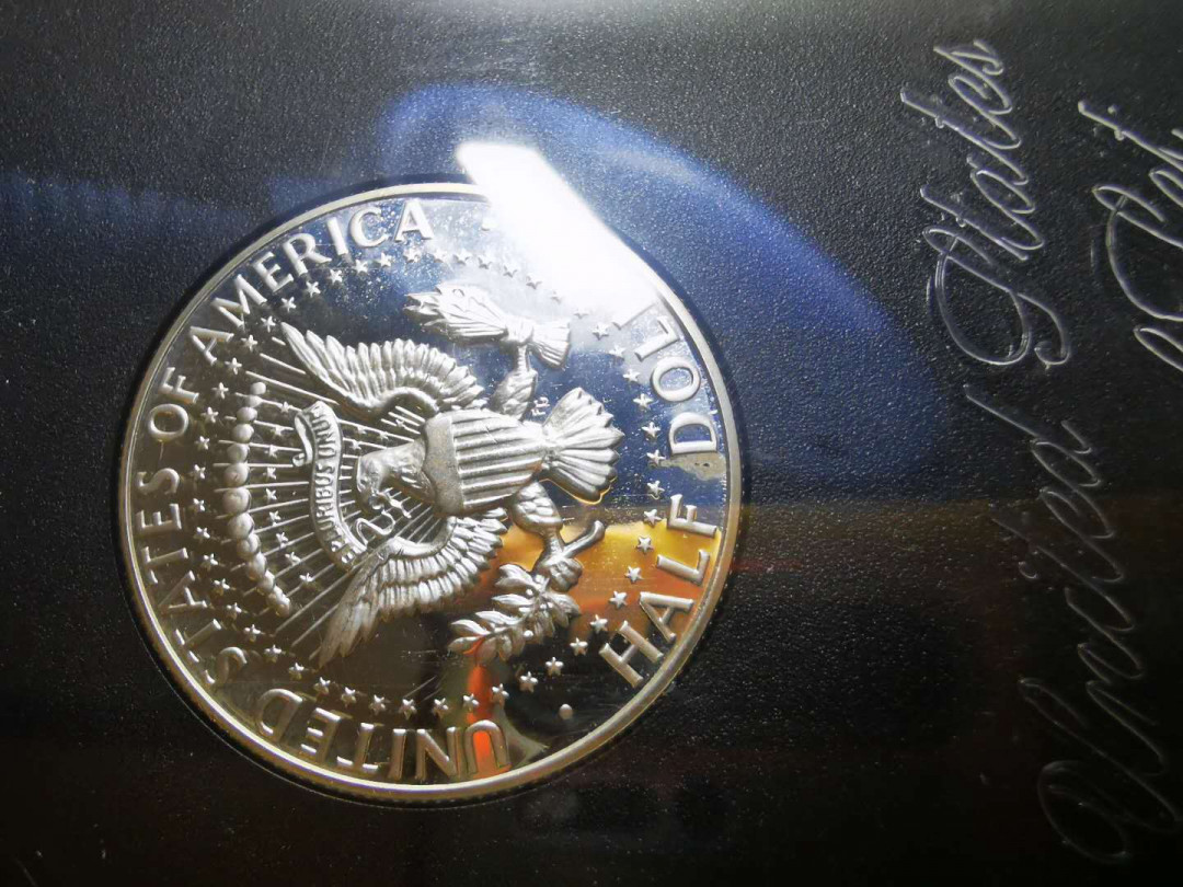 【鲸贝乐淘★自动结拍】千字文·第“欣奏累遣，戚谢欢招”号拍卖·两拍包邮 【美国🇺🇸 ★精制币】1968年套装精制币，略有小小氧化点，全套精美