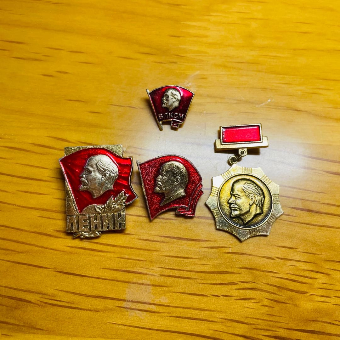 索科洛夫斯基·苏联-保加利亚小拍No.6 苏联小徽章一组，005，伟大列宁同志相关