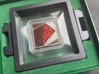 【随心拍&Getcoins】钱币拍卖九十三期～ 【哈萨克斯坦】草原瑰宝系列-地毯花纹图案精制银币