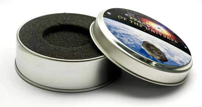 【随心拍&Getcoins】钱币拍卖九十三期～ 库克2015年5元，【获奖提名】1盎司、仿古，陨石系列(11)-镶嵌(摩洛哥)NWA4037球粒陨石实体、凹弧曲面陨石坑、黑彩精制银币