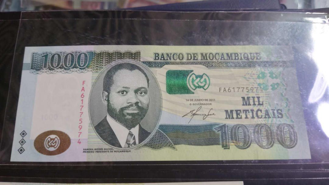 【囧羊收藏】精选微拍第33期暨2021年第二十四期 世界各国纸币 2011年莫桑比克1000 最大面值 全新UNC绝品