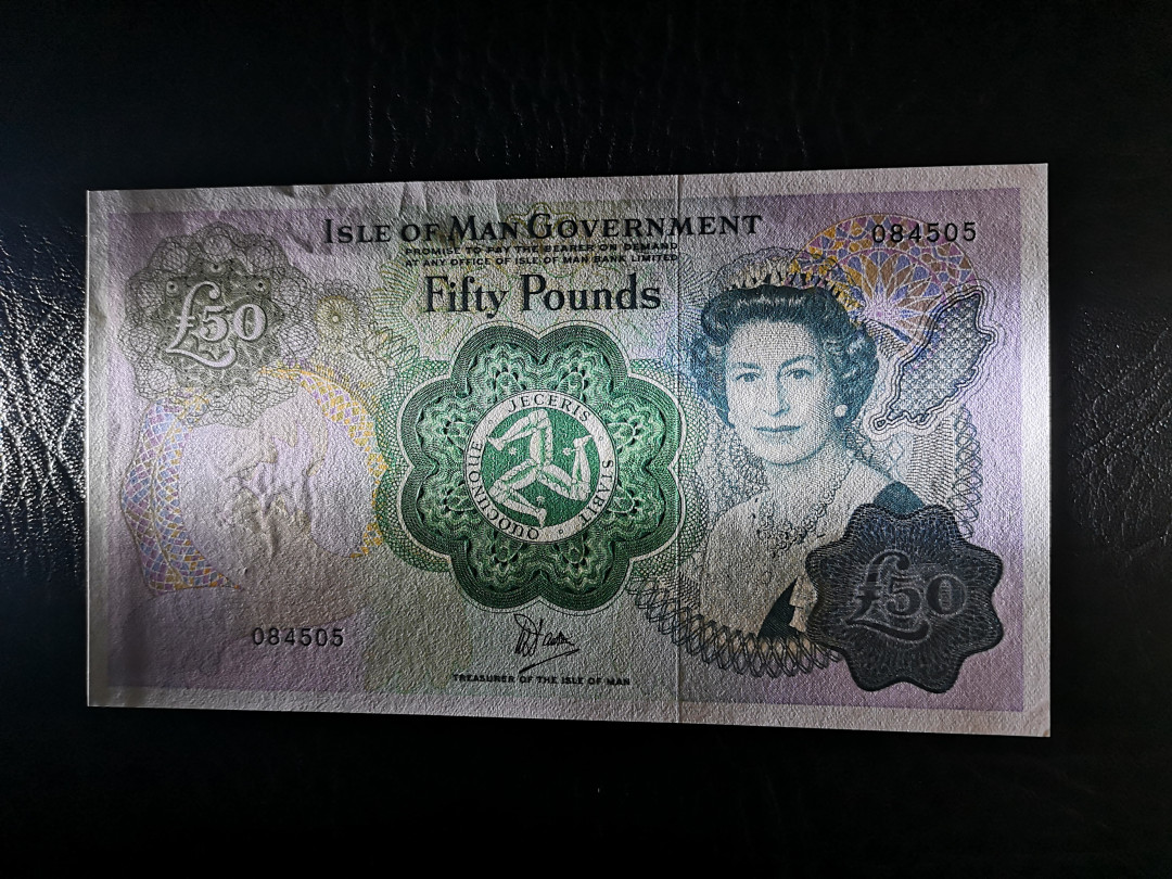 《外钞收藏家》第一百一十七期拍卖 马恩岛50镑 BWC作品 精美大票幅 全新UNC
