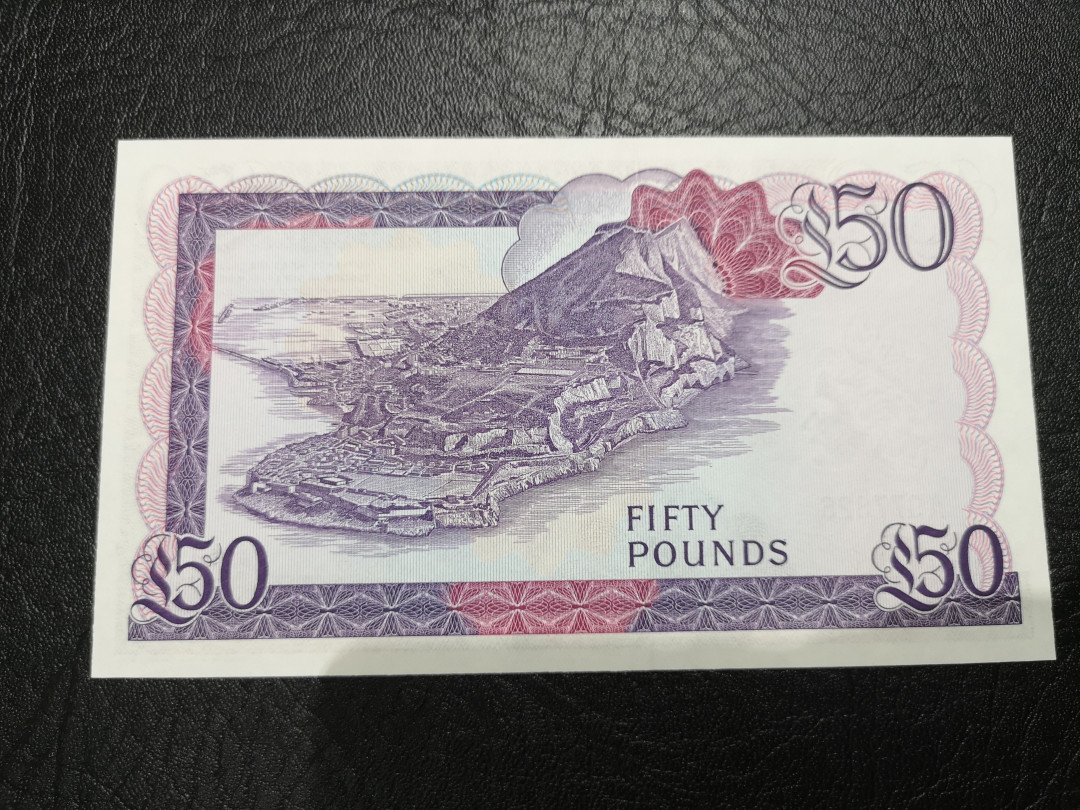 《外钞收藏家》第一百一十七期拍卖 1986年直布罗陀50镑 全新UNC