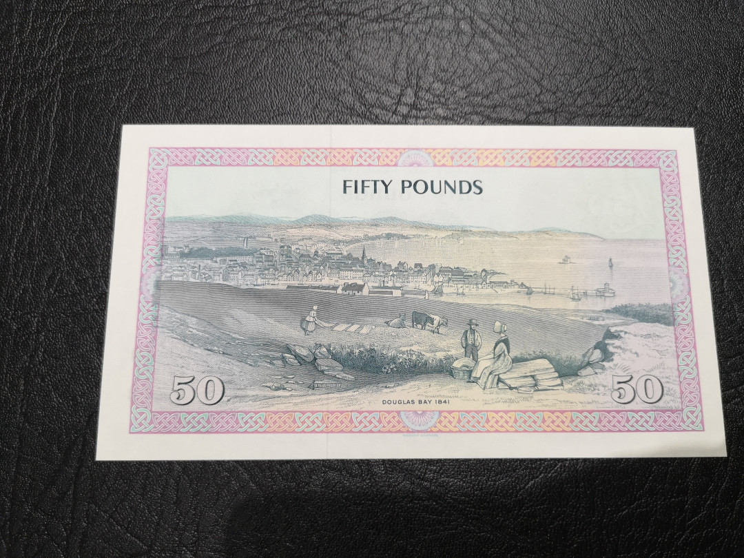 《外钞收藏家》第一百一十七期拍卖 马恩岛50镑 BWC作品 精美大票幅 全新UNC