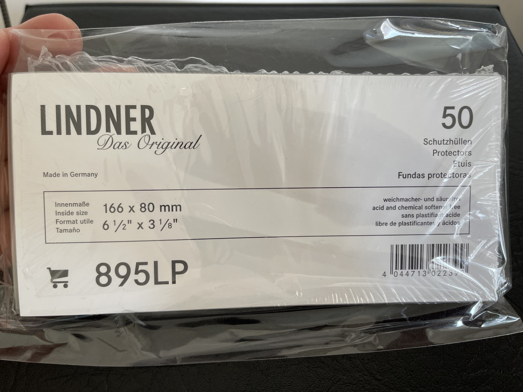 《外钞收藏家》第一百一十七期拍卖 林德裸币袋，一包50张，尺寸：166*80mm