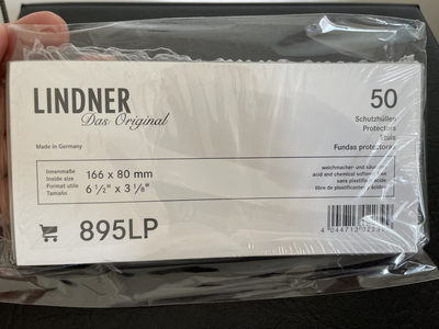 《外钞收藏家》第一百一十七期拍卖 - 林德裸币袋，一包50张，尺寸：166*80mm