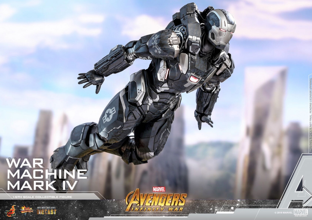 零元拍：HotToys：1/6 压铸合金 MMS499D26《复联3》- 战争机器MK4 特别版，全新未拆。