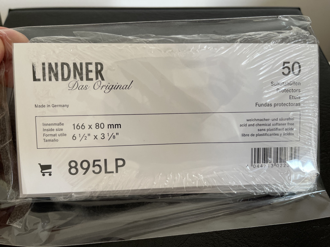 《外钞收藏家》第一百一十七期拍卖 林德裸币袋，一包50张，尺寸：166*80mm