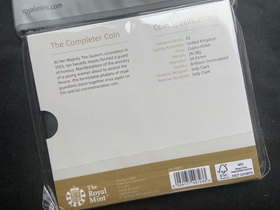 【随心拍&Getcoins】钱币拍卖九十四期～  【英国】女王的神兽10合1镍币卡册