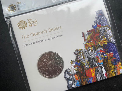 【随心拍&Getcoins】钱币拍卖九十四期～  【英国】女王的神兽10合1镍币卡册