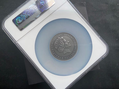 【随心拍&Getcoins】钱币拍卖九十四期～  【纽埃】高浮雕之武士【镶嵌琥珀】