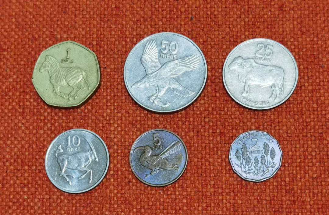 北京马甸外币专卖微拍第五十七期，非贵金属纪念币，流通币专场，陆续上新，欢迎光临 博茨瓦纳