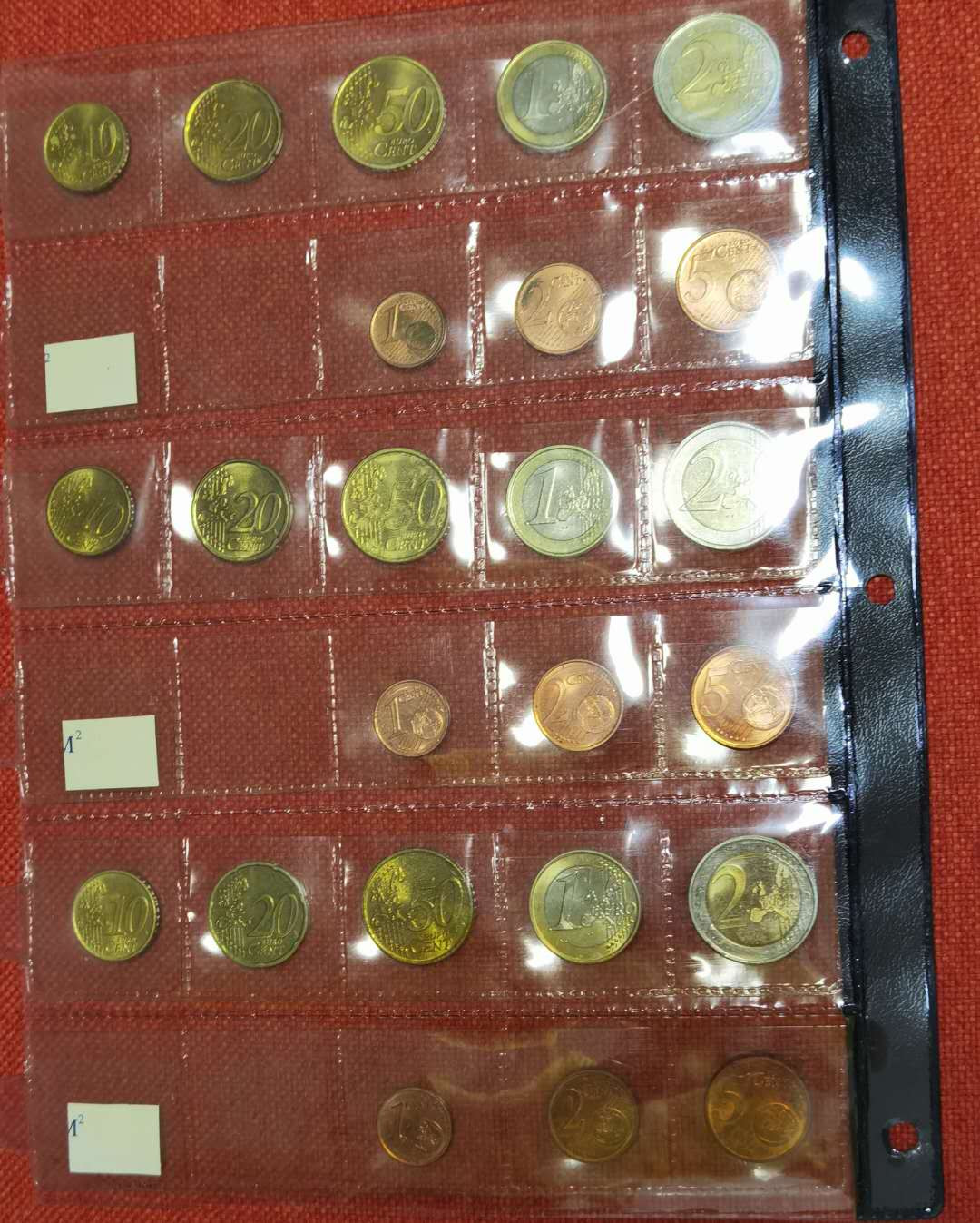 北京马甸外币专卖微拍第五十七期，非贵金属纪念币，流通币专场，陆续上新，欢迎光临 好品欧元区原始12国欧元全套