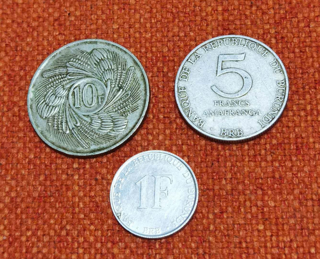 北京马甸外币专卖微拍第五十七期，非贵金属纪念币，流通币专场，陆续上新，欢迎光临 布隆迪