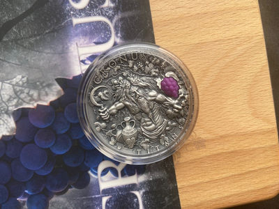 【随心拍&Getcoins】钱币拍卖九十四期～  【纽埃】3D高浮雕之农神