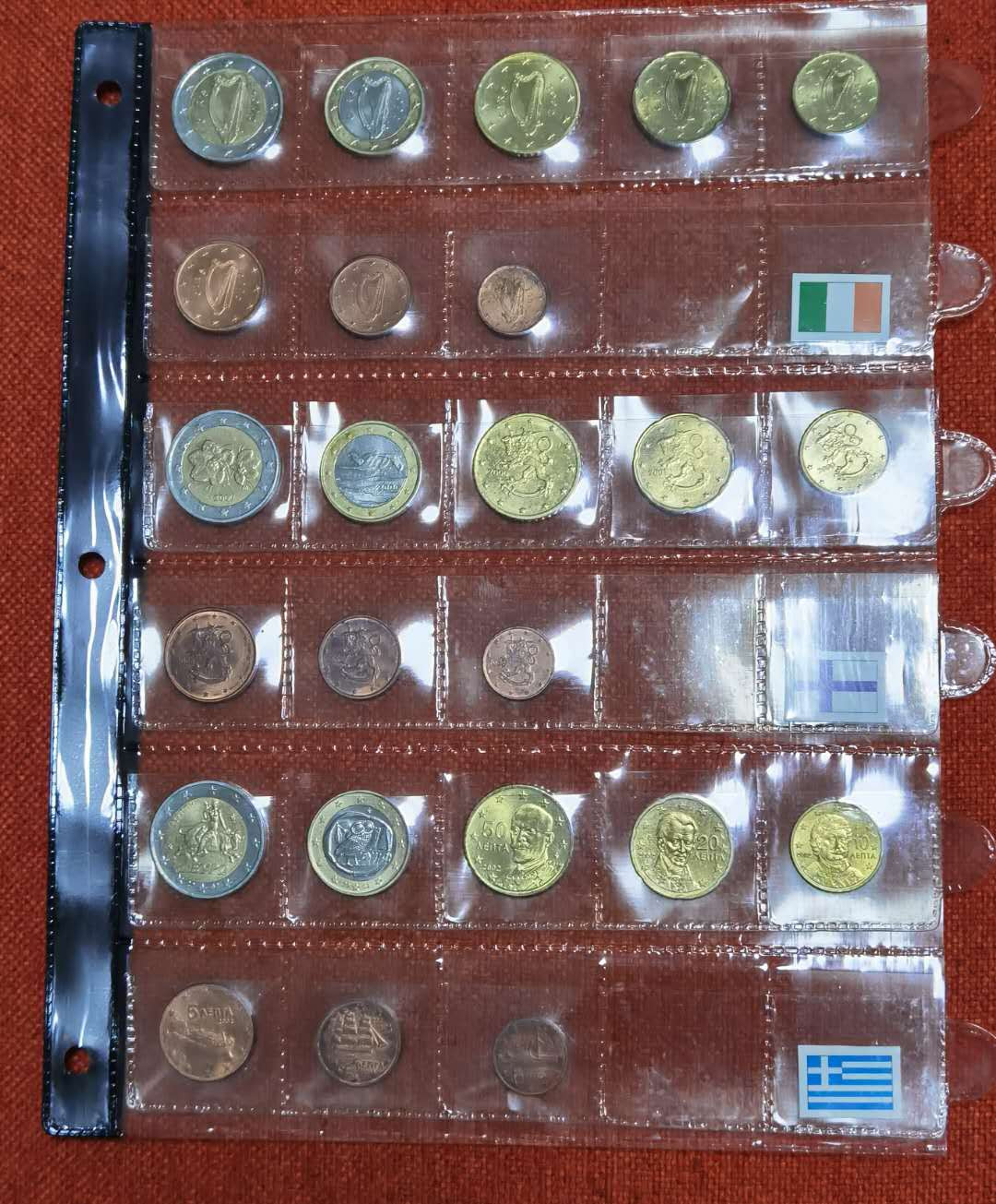 北京马甸外币专卖微拍第五十七期，非贵金属纪念币，流通币专场，陆续上新，欢迎光临 好品欧元区原始12国欧元全套