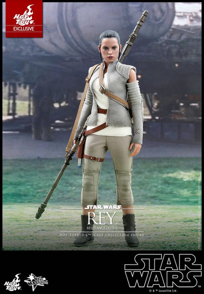 零元拍：HT HotToys 1/6 MMS377 星球大战 雷伊 Rey 抵抗军造型 会场限定全新未拆。 - 零元拍：HT HotToys 1/6 MMS377 星球大战 雷伊 Rey 抵抗军造型 会场限定全新未拆。