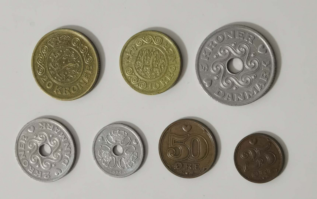 北京马甸外币专卖微拍第五十七期，非贵金属纪念币，流通币专场，陆续上新，欢迎光临 丹麦