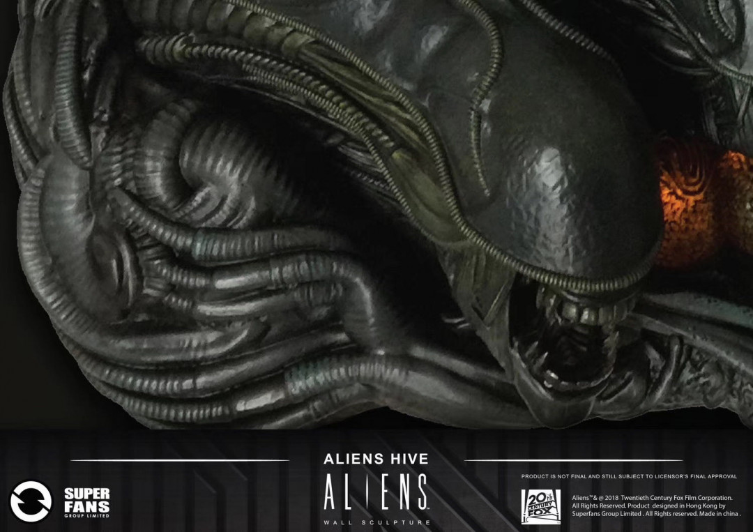 零元拍：Super Fans CAL1A-04 异形 巢穴 Aliens Hive 30*20寸壁挂，全新未拆。