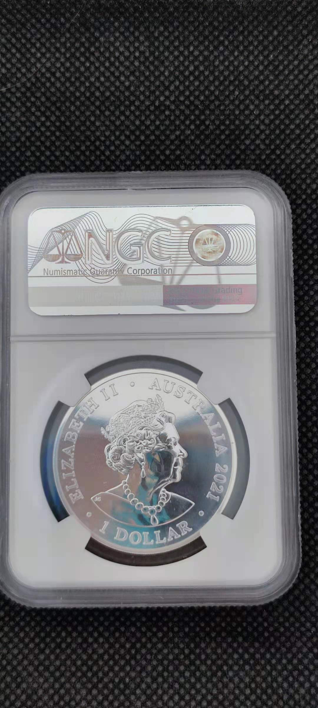 【随心拍&Getcoins】钱币拍卖第九十五期～ 澳大利亚2021年梦幻星空系列鲨座半盎司彩色银币