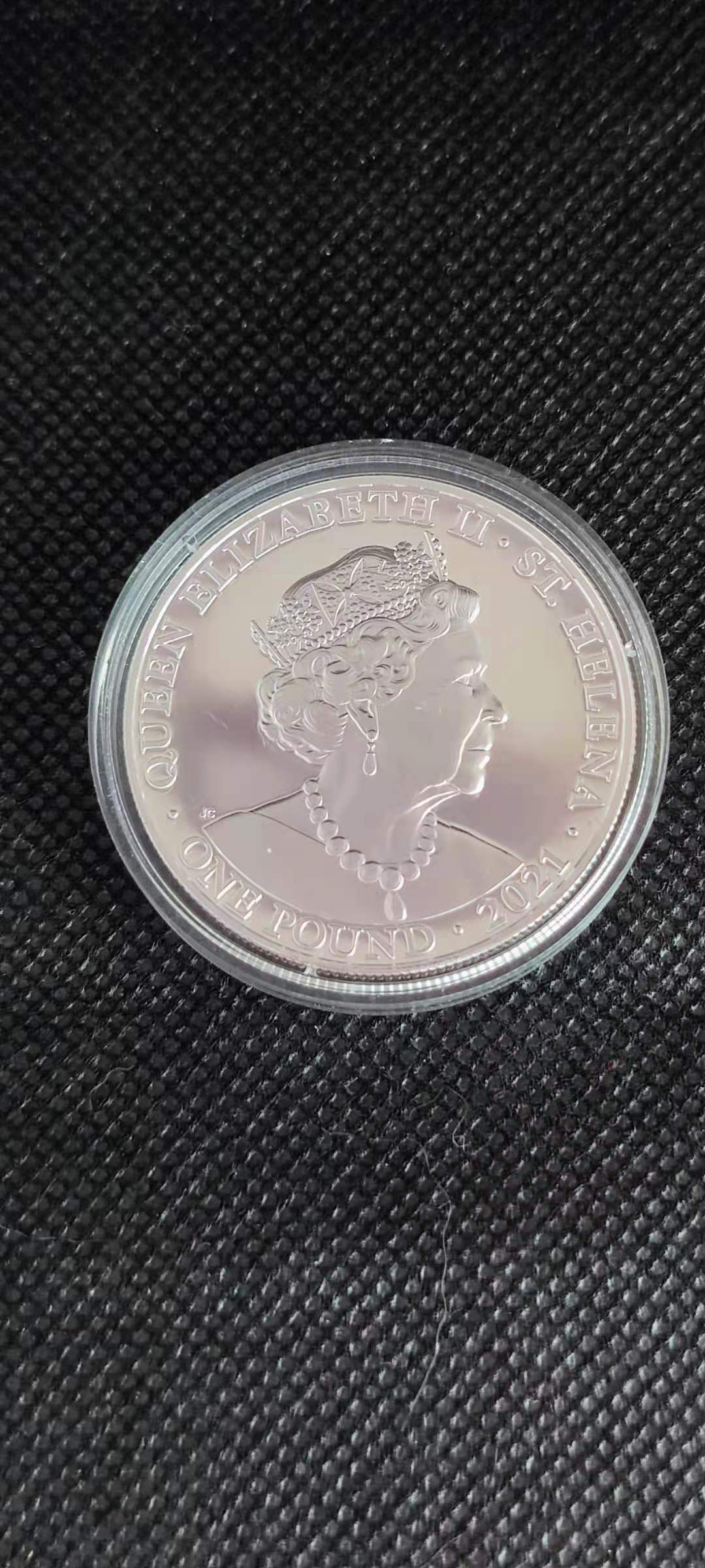 【随心拍&Getcoins】钱币拍卖第九十五期～ 圣赫勒拿2021年美德胜利女神1盎司精制纪念银币