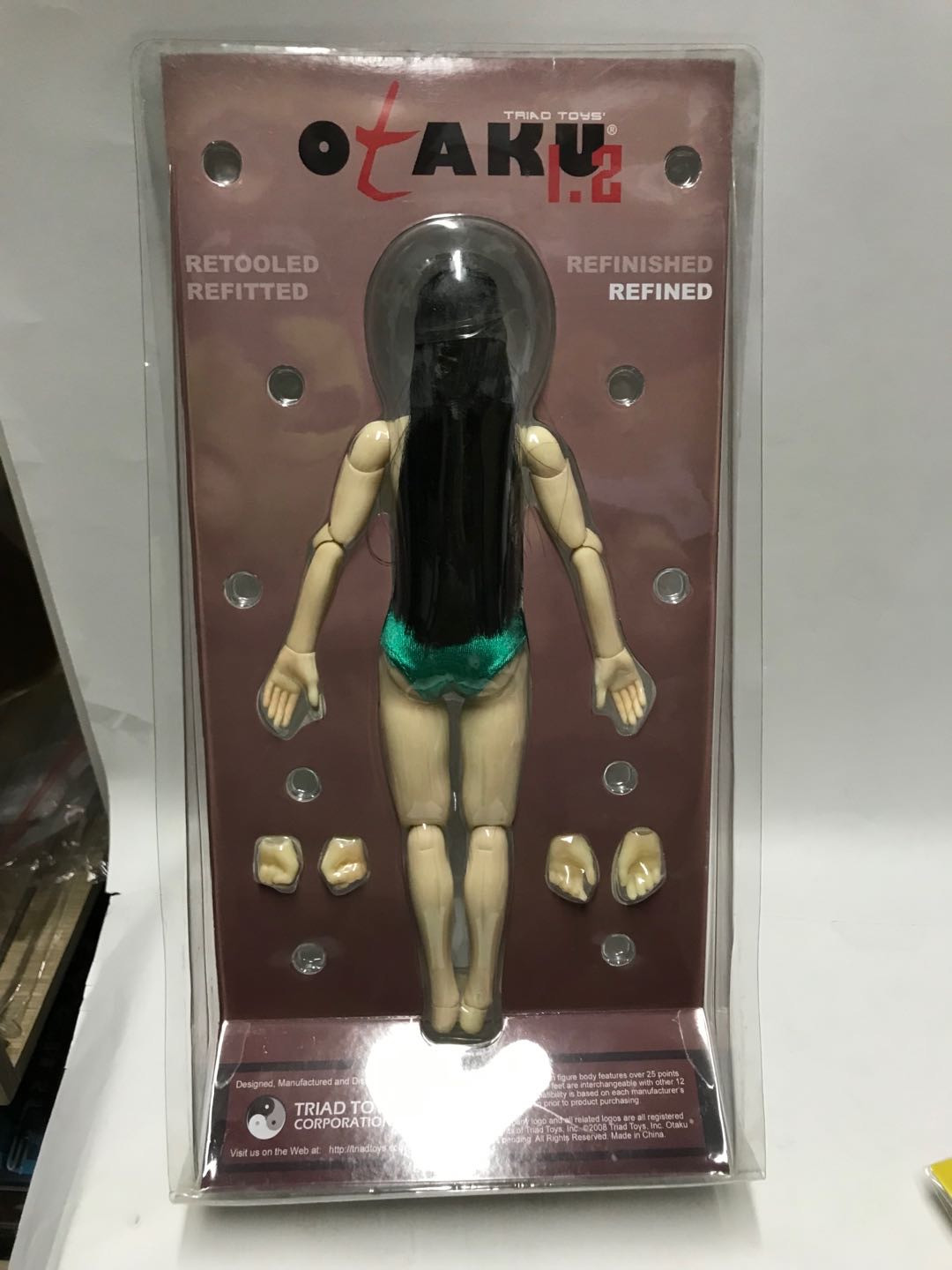 零元拍：三太极 1/6 植发头雕 泳衣女素体