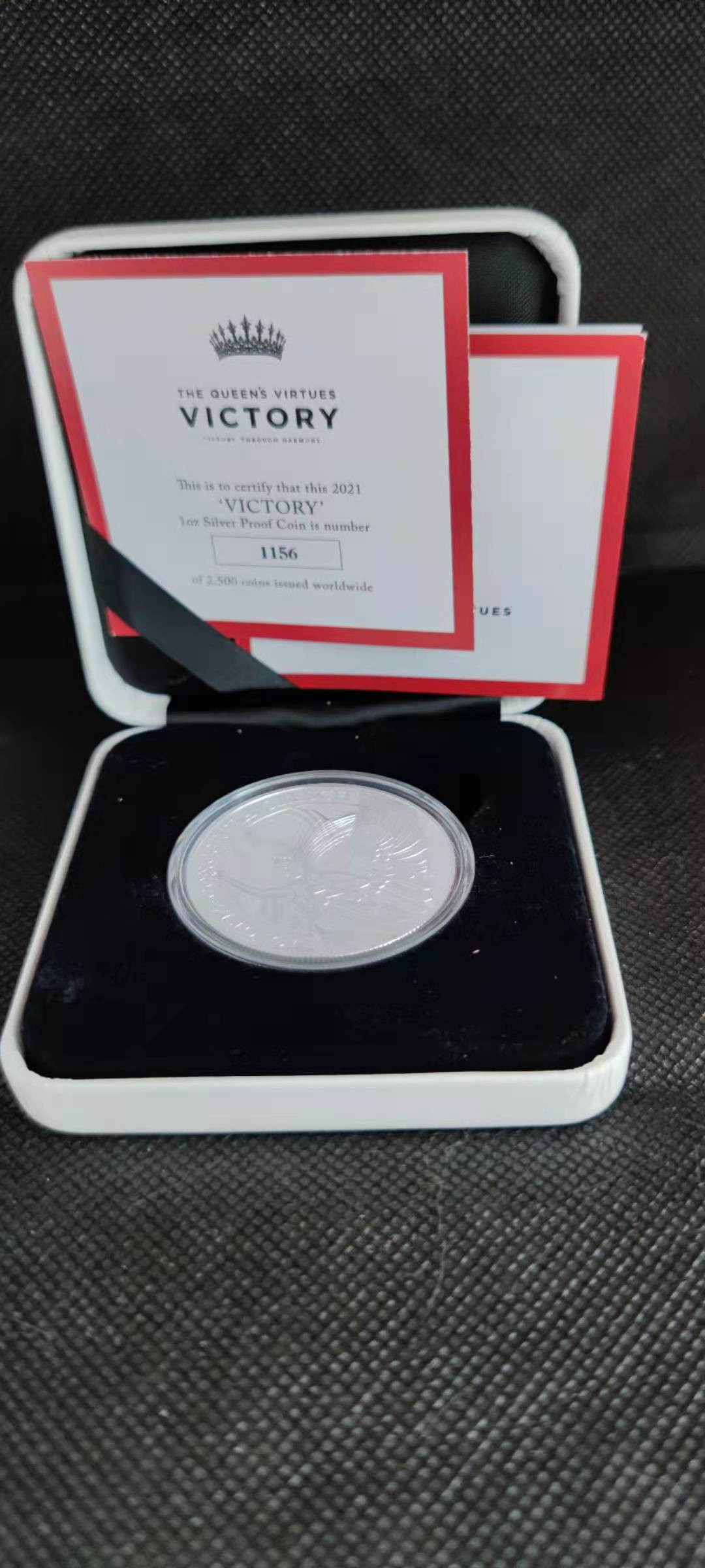 【随心拍&Getcoins】钱币拍卖第九十五期～ 圣赫勒拿2021年美德胜利女神1盎司精制纪念银币