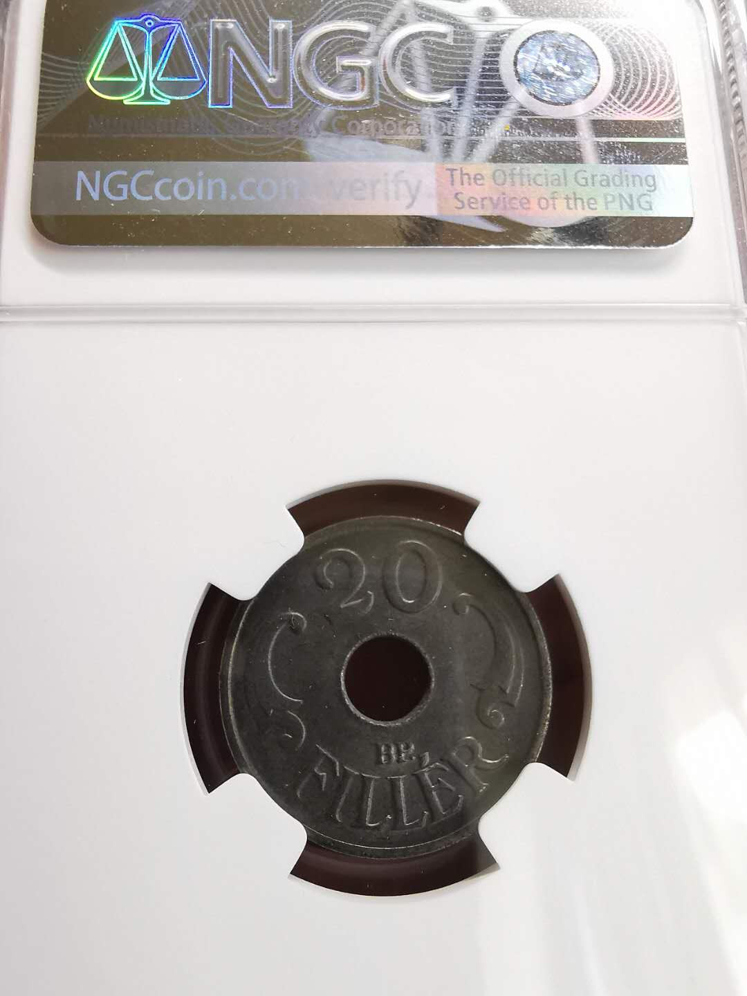 凡希社世界钱币微拍第一百六十四期 1944匈牙利20FIL NGC-MS64