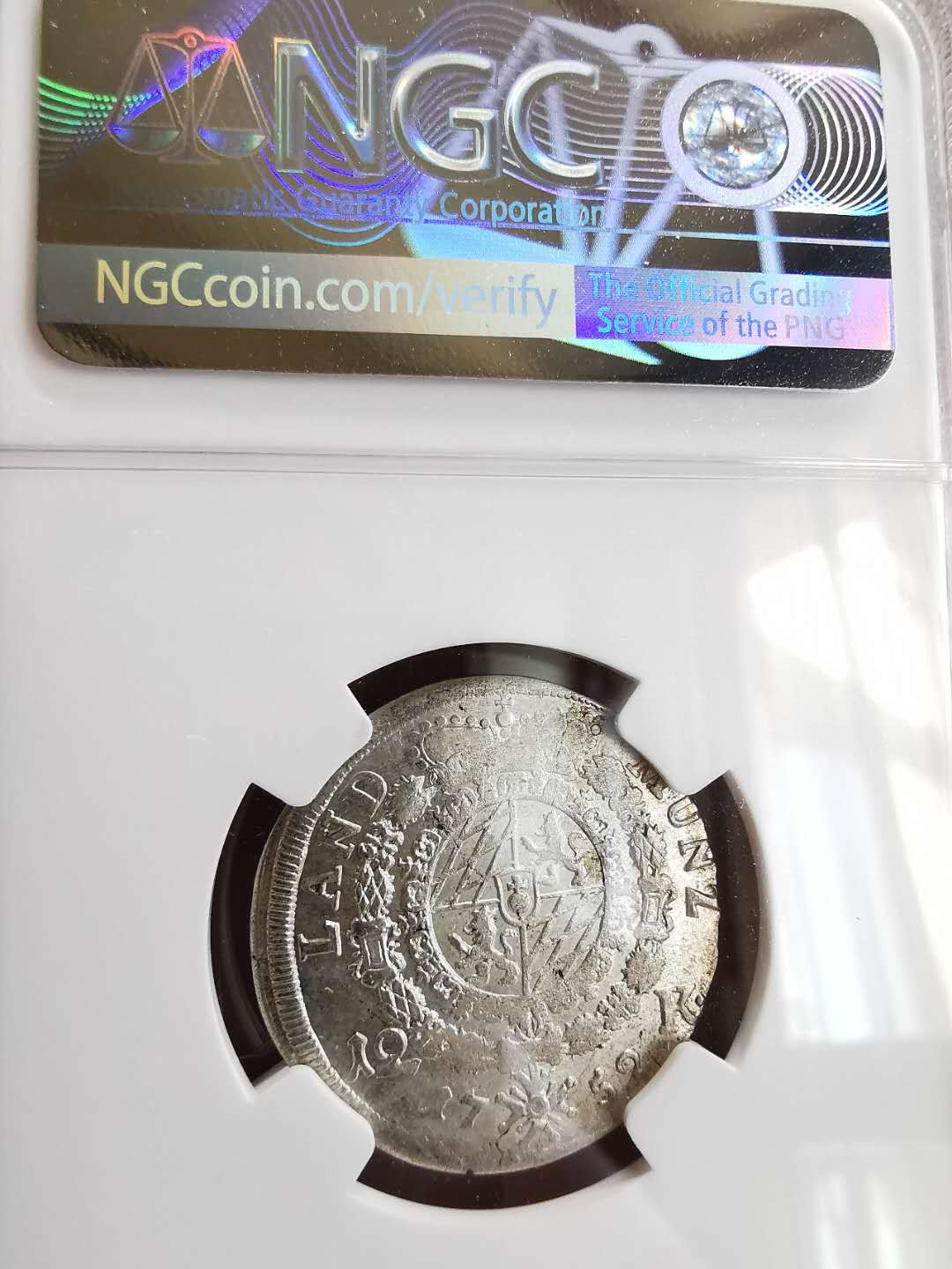 凡希社世界钱币微拍第一百六十四期 1752巴伐利亚12K银币NGC-MS64