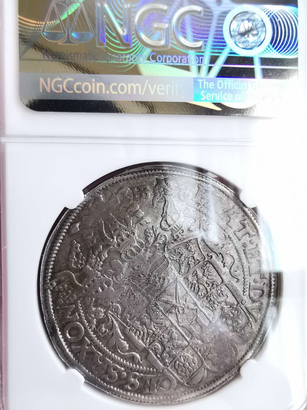 凡希社世界钱币微拍第一百六十四期 1600萨克森三兄弟泰勒大银NGC-AU50