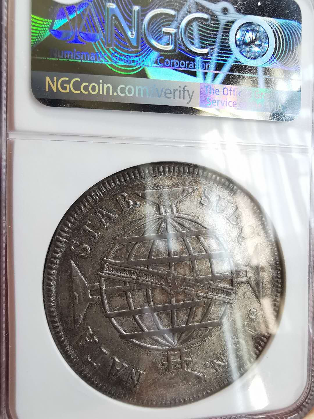 凡希社世界钱币微拍第一百六十四期 荐！1810葡属巴西960R大银NGC-MS61