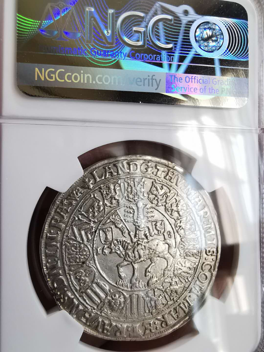 凡希社世界钱币微拍第一百六十四期 1618萨克森哥萨1/2泰勒NGC-XFD