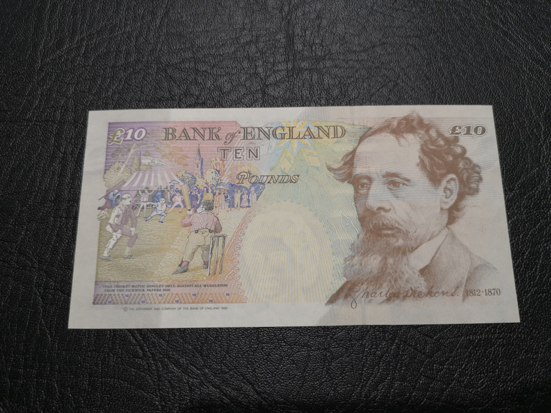 《外钞收藏家》第一百一十九期拍卖（本期106件拍品） 英国E序列10镑 全新UNC 