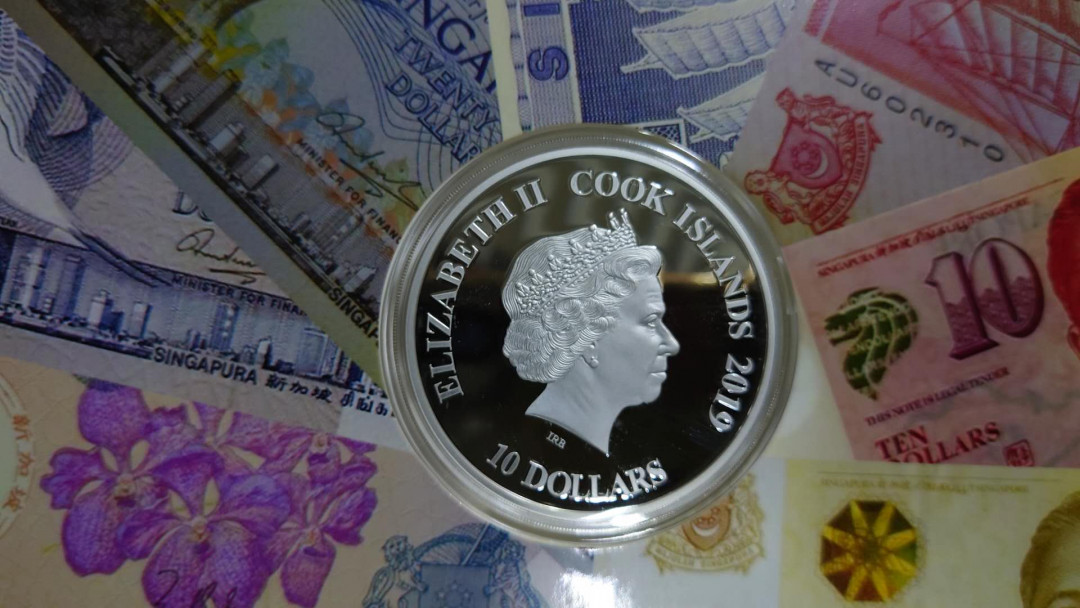 【囧羊收藏】精选微拍第35期暨2021年第二十六期 金属币专场 2019年新加坡钱币学会成立50周年纪念银币 50克 全新原册证书号码0232