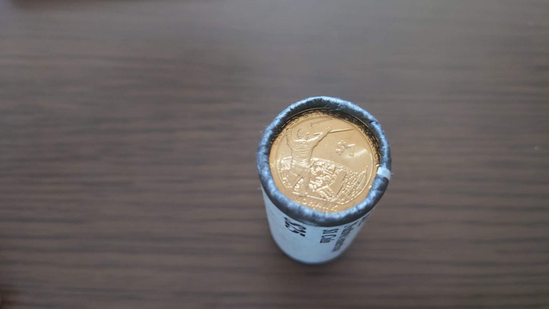 【囧羊收藏】精选微拍第35期暨2021年第二十六期 金属币专场 2015年美国萨卡加维亚纪念硬币 原卷25枚 全新