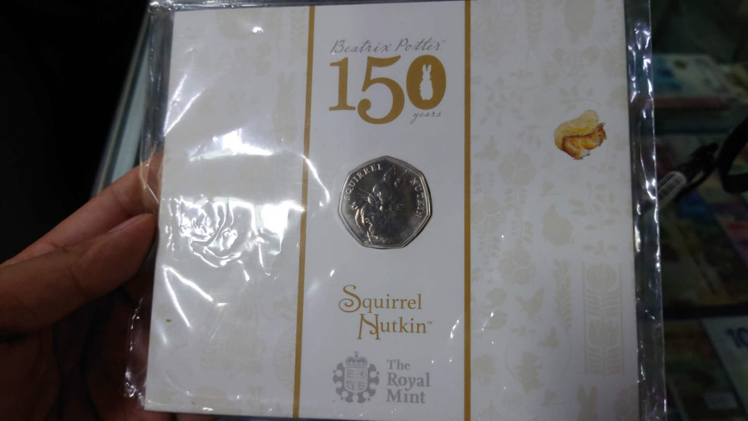 【囧羊收藏】精选微拍第35期暨2021年第二十六期 金属币专场 2016年英国皇家造币 彼得兔150周年纪念硬币 原册全新