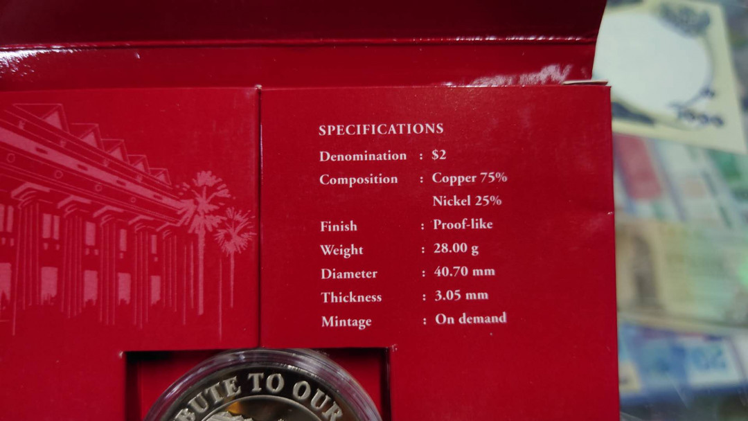 【囧羊收藏】精选微拍第35期暨2021年第二十六期 金属币专场 2003年新加坡非典纪念精制硬币  存世量稀少 全新包邮