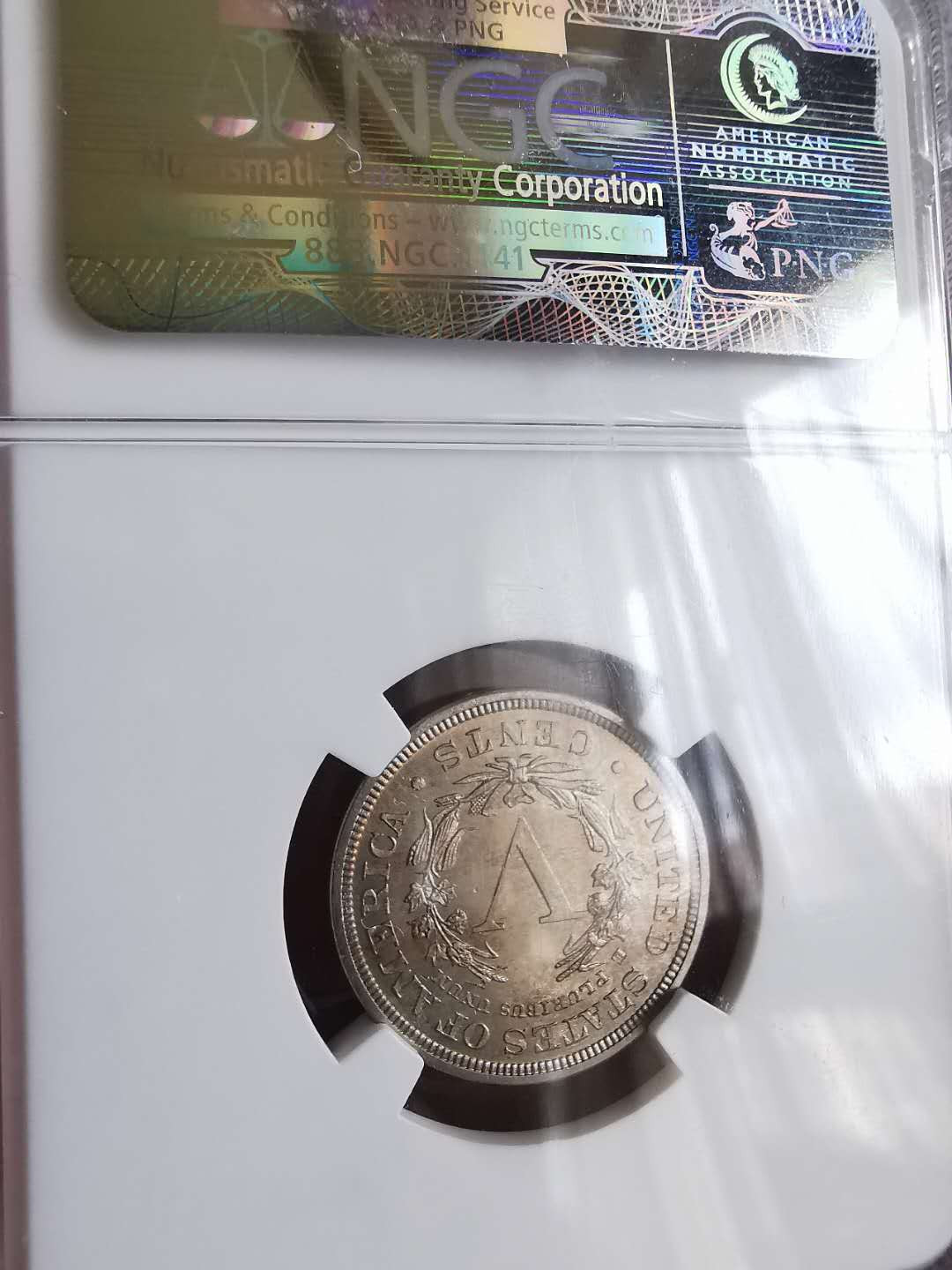 凡希社世界钱币微拍第一百六十五期 荐！1884美国BARBER五分镍币精铸NGC-PF64收藏级！