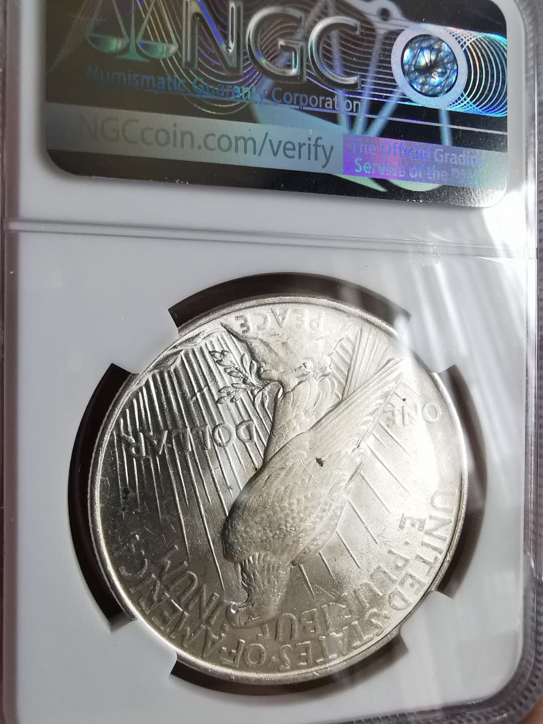 凡希社世界钱币微拍第一百六十五期 1923美国和平壹圆NGC-MS63