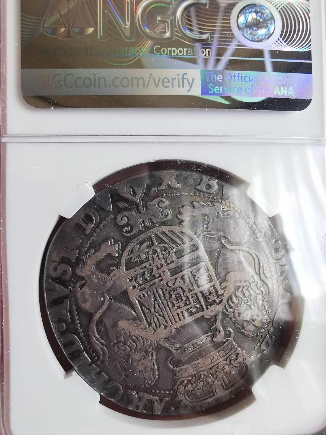 凡希社世界钱币微拍第一百六十五期 1673西属尼德兰杜卡特大银NGC-VF25