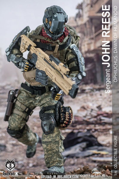 零元拍：马来西亚 JackalX 团队出品：1/6 未來科幻軍事 - Sergeant John Reese （#JX001）全新未拆。 - 零元拍：马来西亚 JackalX 团队出品：1/6 未來科幻軍事 - Sergeant John Reese （#JX001）全新未拆。