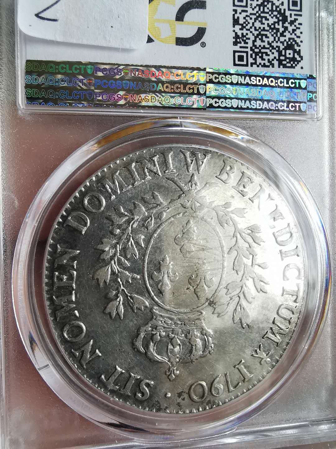 凡希社世界钱币微拍第一百六十五期 1790法国路易十六埃居大银PCGS-AU53