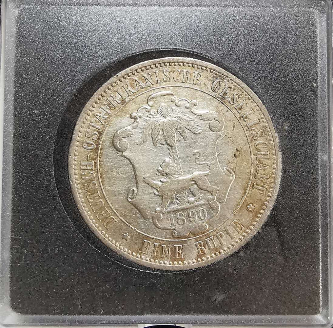 凡希社世界钱币微拍第一百六十五期 1890徳属东非卢比